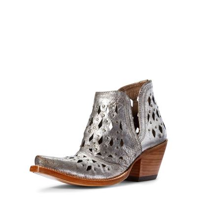 Ariat Dixon Studded Gümüş Metal Western Csizma Bayan (38428-613)